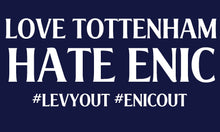 Load image into Gallery viewer, Love Tottenham Hate ENIC 5x3ft Flag
